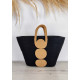 BLACK CARBON ROPE HANDBAG