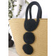 BEIGE CARPET HANDBAG