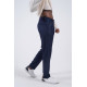 MEN'S OVERSIZED FABRIC OVERSIZED PANTS SCORE 00379-BLUE