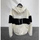 TEDDY WHITE OVERSIZE HOODIE WITH ZIPPER