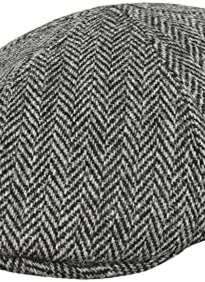 TWEED FLAT CAP-ΓΚΡΙ
