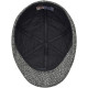 TWEED FLAT CAP -GREY