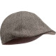 Tweed Flat Cap - Καφέ