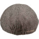 Tweed Flat Cap - Καφέ