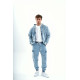 MEN'S DENIM ZIPPER JACKET OVERSIZE