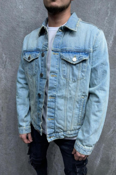 MEN'S DENIM JACKET OVERSIZE