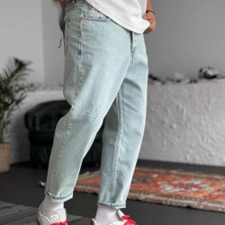 ΑΝΔΡΙΚΌ ΠΑΝΤΕΛΌΝΙ JEANS BOYFRIEND ΜΕ ΣΚΙΣΊΜΑΤΑ – ΜΠΛΈ DP-00399-B