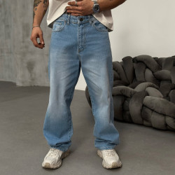 MEN'S JEANS BLUE BAGGY STYLE SP-45689