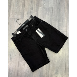 BERMUDA JEANS IN BLACK