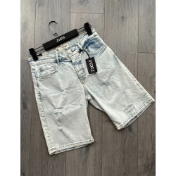BERMUDA JEANS IN LIGHT BLUE