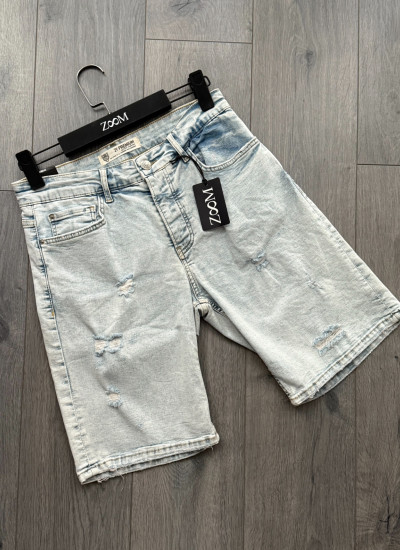 BERMUDA JEANS IN LIGHT BLUE