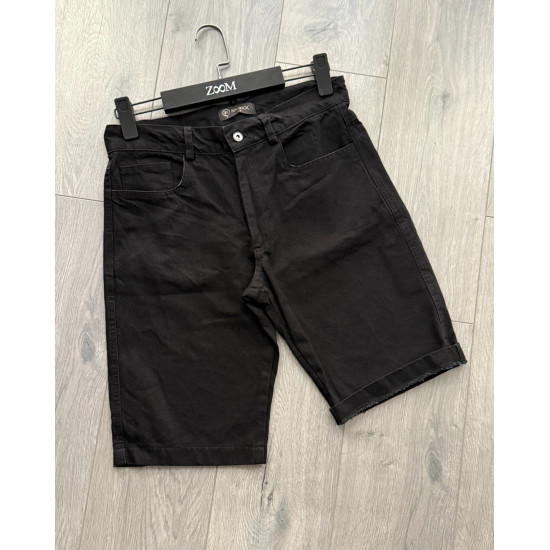 BERMUDA JEANS IN BLACK