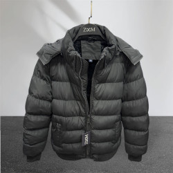 INFLATABLE JACKET IN BLACK WITH RUBBER