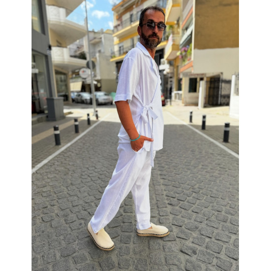 PREMIUM LINEN FABRIC – NATURAL, HYPOALLERGENIC AND COOL, IDEAL FOR EVERY OCCASION.
