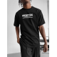 SHORT SLEEVE T-SHIRT IN BLACK WITH A PATTERN