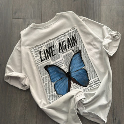 UNISEX T-SHIRT ΜΕ ΣΧΕΔΙΟ ΠΕΤΑΛΟΥΔΑ