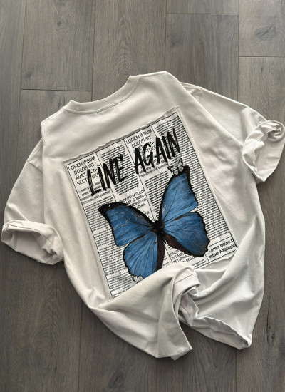 UNISEX T-SHIRT ΜΕ ΣΧΕΔΙΟ ΠΕΤΑΛΟΥΔΑ