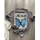 UNISEX T-SHIRT ΜΕ ΣΧΕΔΙΟ ΠΕΤΑΛΟΥΔΑ