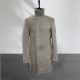 MEN'S COAT WITH BUTTONS IN GRAY COLOR