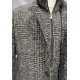 MEN'S COAT WITH BUTTONS IN GRAY CHECK