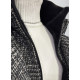 MEN'S COAT WITH BUTTONS IN GRAY CHECK