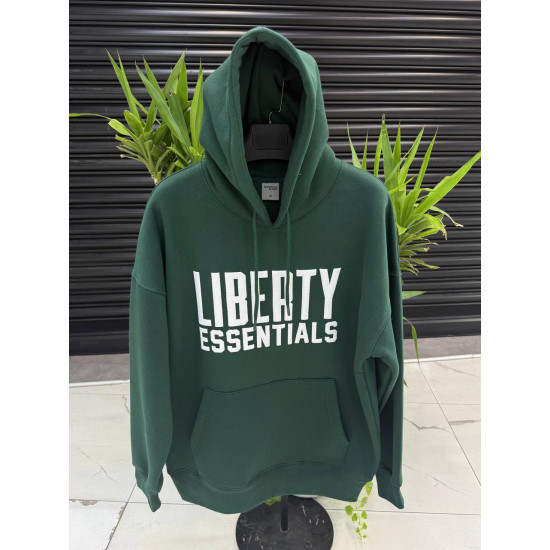 ΦΟΥΤΕΡ ΜΕ ΚΟΥΚΟΥΛΑ ΣΕ ΠΡΑΣΙΝΟ 'LIBERTY ESSENTIALS'