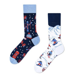 UNISEX SOCKS WITH ALPINE SKI PATTERN