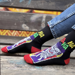 UNISEX SOCKS WITH JOKER PATTERN