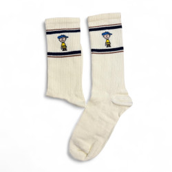 UNISEX ΚΑΛΤΣΑ ΜΕ ΣΧΕΔΙΟ 'PEANUTS΄ ΣΕ ΜΠΕΖ