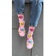 UNISEX SOCKS WITH DONALD PATTERN - PINK