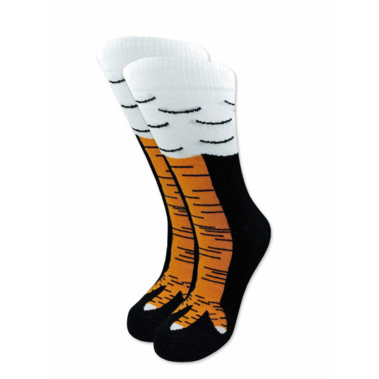 UNISEX ΚΑΛΤΣΑ ΜΕ ΣΧΕΔΙΟ 'CHICKEN LEGS' ΣΕ ΜΑΥΡΟ