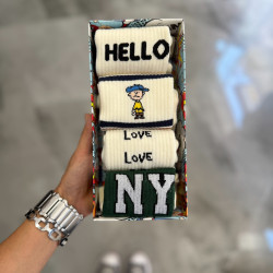 DESIGNED SOCKS IN A 3+1 PACKAGE