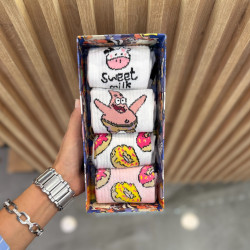 DESIGNED SOCKS IN A 3+1 PACKAGE