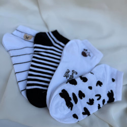 COTTON BAMBOO SOCKS WITH SCENT 3+1