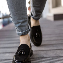 CHEKICH RST LOAFER VENICIATA ΑΝΔΡΙΚΑ ΑΘΛΗΤΙΚΑ ΜΑΥΡΑ CH002-B