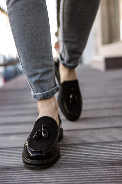 CHEKICH RST LOAFER VENICIATA ΑΝΔΡΙΚΑ ΑΘΛΗΤΙΚΑ ΜΑΥΡΑ CH002-B