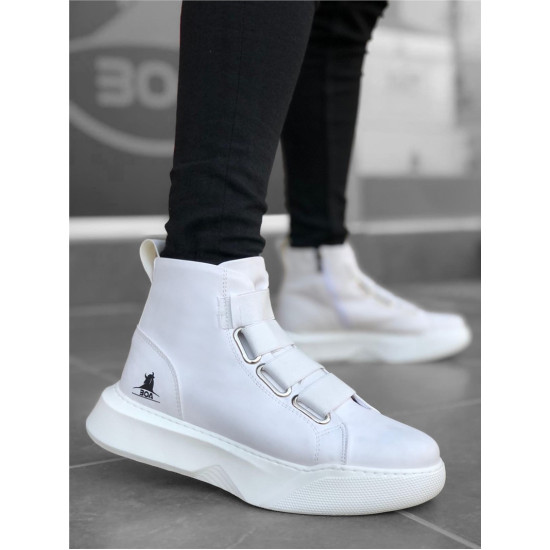 ΑΝΔΡΙΚΑ ΠΑΠΟΎΤΣΙΑ BOAT WHITE SNEAKERS