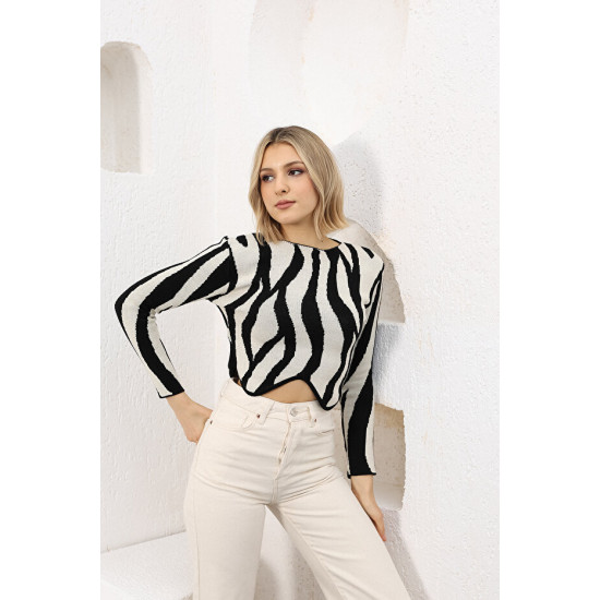 ΜΠΛΟΥΖΑ ΜΕ ΣΧΕΔΙΟ ZEBRA