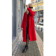 Belted Coat Red