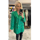 BOUQUEL JACKET IN OVERSIZE LINE - GREEN