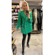 BOUQUEL JACKET IN OVERSIZE LINE - GREEN