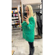 BOUQUEL JACKET IN OVERSIZE LINE - GREEN