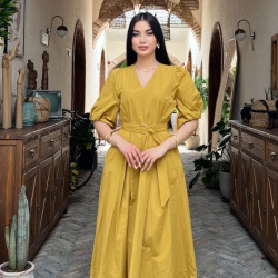 DRESS WITH MIDI SLEEVES