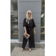 BLACK LINEN JUMPSUIT