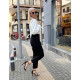 FABRIC PANTS IN BLACK