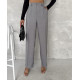 Palazzo FABRIC TROUSERS - LIGHT GRAY