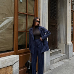 BLUE STRIPED SUIT