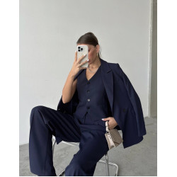 ΣΕΤ ΚΟΣΤΟΥΜΙ ΜΕ ΓΙΛΕΚΟ ΣΕ ΣΚΟΥΡΟ ΜΠΛΕ