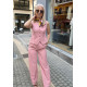 SUIT SET WITH VEST IN LIGHT PINK