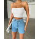 JEAN SHORTS IN BLUE COLOR